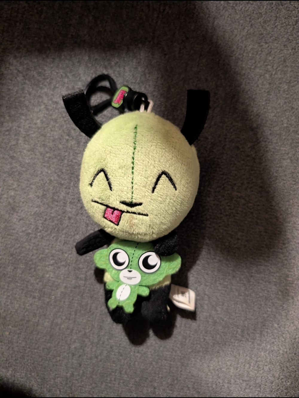 Invader Zim Plush Gir Keychain